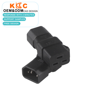 สายไฟ KC-017 IEC C14 ถึง C19 ทองแดงแท้ 100% ผลิตจาก PVC ได้มาตรฐาน RoHS สำหรับเซิร์ฟเวอร์ PDU ชุดจ่ายไฟ - Product Image 1