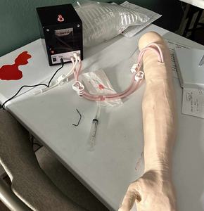 Brazo de Entrenamiento IV Multifuncional Avanzado para Ciencias Médicas con Sistema de Circulación Sanguínea Eléctrico para Enseñanza - Product Image 2