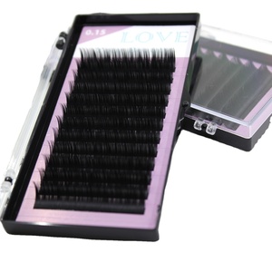 Lavalash Natural Long Cosmetics Oem Private Label Lashes <strong>Extension</strong> Silk Synthetic <strong>Mink</strong> <strong>Eyelash</strong> <strong>Extension</strong> - Product Image 1
