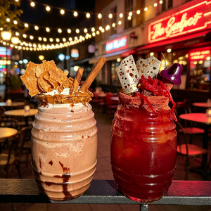 Aguas Frescas Personalizadas Calientes de 16 oz y 32 oz, Bebidas de Verano Estilo Americano, Mini Barril con Tapa y Pajita, Set de Bebidas para Fiestas - Product Image 3