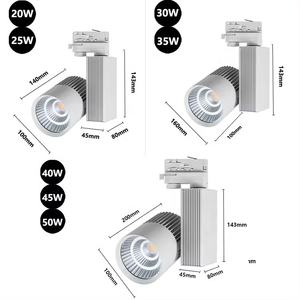 CCT ajustable Shope Led Track Spotlight 40W Receso Led Spot Track Lights - Product Image 3