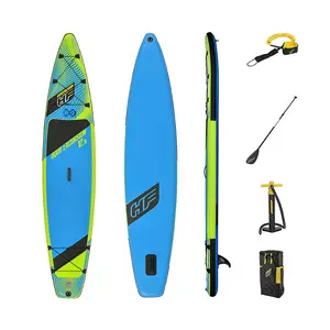 Bestway 65373 3.81M * 79CM * 15CM kolayca taşımak ayakta kullanılan kürek kurulu Surfboard Waterplay sörf uzun şişme Sup Surfboard