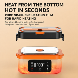 Popularly Sold Private Model Electric Lunch Box 1.8L Capacity Stainless Steel Inner Pot Battery Powered Portable Car <b>Outdoor</b> Use - Product Image 4