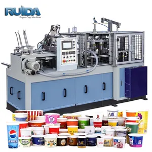 Paper Cup Bowl Free Sample High Efficiency Paper Cup Paper Bowl Forming Making Machine Manufacture From China
