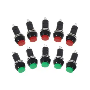 PBS -11A Self-Locking Resetting Point 3A 250V 2 Pin Moving Button Switch Power Button Switch Opening 12mm