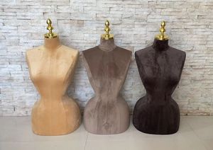 Nigeria Frauen Kleid Form Schaufenster puppe: <span class=keywords><strong>Sexy</strong></span> Mädchen mit großen Hüften, Büste kurvigen weiblichen Torso BBL Half Body Golden Stand - Product Image 6