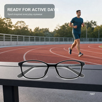 Lunettes de sport avec plaquettes de nez en silicone, lunettes anti-lumière bleue pour hommes, lunettes optiques.