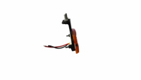 4 * 1,5 Zoll Rechteck rot 3 LED-Lkw-Beacon Led-Leuchten Anhänger Seitenschilder Licht Auto-Reflektor Led-Rückspiegelleuchten