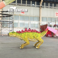 Parc d'aventure intérieur pour enfants, jeu interactif, robot chien dinosaure intégré, dinosaure animatronique réaliste