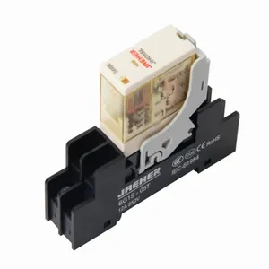 Intermediate Relay ELEWIND ORJ1SL 1Set Intermediate Relay Small Electromagnetic Power Relay 12A With Light