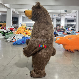 Costume Gonfiabile Gigante a Forma di <span class=keywords><strong>Orso</strong></span> per Adulti, Mascotte Indossabile per Spettacoli, Senza Batterie - Product Image 2