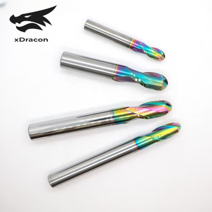Заводская Высококачественная фреза XDRACON 2-flute 55hrc с шариковым носом, фреза для режущих инструментов с ЧПУ - Product Image 5