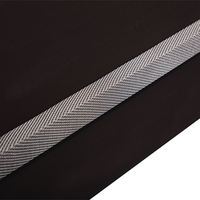 Cadre de lit super king size de luxe de haute qualité en bois massif avec tête de lit souple et haute