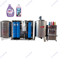 Ligne de production de savon liquide / détergent à lessive / liquide vaisselle / nettoyant pour cuisine / désinfectant pour les mains à livraison rapide