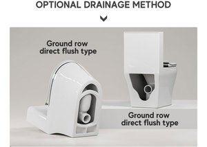 Offre Spéciale d'<span class=keywords><strong>escargot</strong></span> en céramique Design Toilette monobloc à main Couleur grise avec bord doré Appliquer dans la salle de bain de l'hôtel Toilette beige - Product Image 5