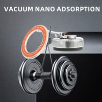 Support de téléphone de voiture tout métal à ventouse, rotation à 720 degrés, fixation magnétique réglable pour tableau de bord et pare-brise