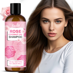 RUOALL 200ml Rose Coconut Oil <strong>Shampoo</strong> - Product Image 2