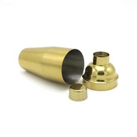 Salsupports pour Bar en plaqué or, PVD 24oz, 750ml, 3 pièces, mixeur, Mojito, Martini, perroquet, mélangeur pour Cocktail, boîte à thé