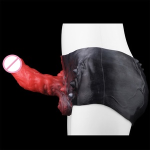 Fantasy Strap on <b>Dildo</b> Pants for Men Skin Feeling Silicone Hollow <b>Dildo</b> Sleeve Wearable Underwear - Product Image 6
