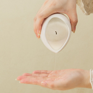 Ceramic Candle Holder Empty <b>White</b> Custom Shape Home Decoration DF1787 - Product Image 5