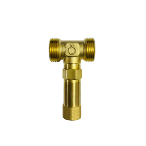 Válvula de Seguridad Activada por Temperatura, Válvula de Drenaje Termostática de 1'', Válvula Anticongelante de 3 Vías para Protección Contra Congelación de Bombas de Calor - Product Image 1