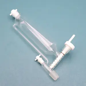 Laboratory Teaching glassware Serpentine reflux device concentration condenser bottle