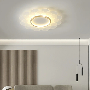 Thiết Kế Sáng Tạo Acrylic Trong Suốt Hình Dạng Hoa Phòng Khách Phòng Ăn Sao Ánh Sáng Trần Ấm Cúng LED Trần Phòng Ngủ Đèn - Product Image 2