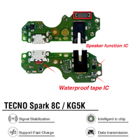 Câble flexible de connecteur de charge USB pour Tecno Spark 5 Air KD6