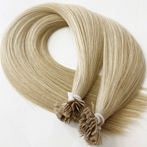 Extensions de cheveux humains Remy à pointe plate 100 % cuticules intactes, haute qualité, très demandées, pour un mouvement naturel et une <span class=keywords><strong>liberté</strong></span> de coiffage - Product Image 1