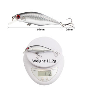 Señuelo flotante para pescar pez mandarín, 94mm, 11,2g, artificial realista - Product Image 1