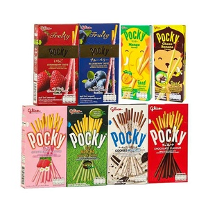 Entrega Mundial, 39g, Barritas y Palitos de Galleta Pocky Rellenos de Crema de Chocolate Dulce Sin Azúcar Importados de Tailandia en Bolsa - Product Image 5