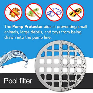Cubierta de filtro de piscina de acero inoxidable, protege el sistema de bombeo de la piscina de animales pequeños y residuos grandes, 1 ud. - Product Image 5