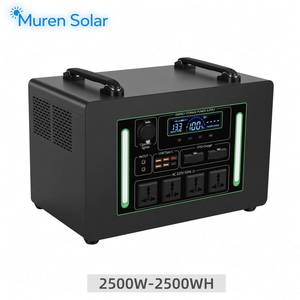 เครื่องกำเนิดไฟฟ้าพลังงานแสงอาทิตย์แบบพกพา 2500W 2500Wh LiFePO4 พร้อมอินเวอร์เตอร์คลื่นไซน์บริสุทธิ์และแผงโซลาร์เซลล์สำหรับการตั้งแคมป์ รถบ้าน และสำรองไฟฉุกเฉิน - Product Image 6