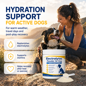 Mezcla de electrolitos para perros de alto rendimiento, sal de rehidratación de origen natural para perros de caza y trabajo, grado veterinario, con certificado de análisis (COA) - Product Image 2