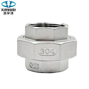 Fabrika doğrudan tedarik 304 paslanmaz çelik <span class=keywords><strong>union</strong></span> kadın konu petrol gaz su bağlantısı için düz sendika döküm birliği - Product Image 1