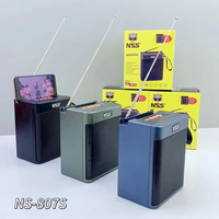 Nns NS-817S parti sistemi kablosuz akışı şarj edilebilir disko-LED ışık-up BT hoparlör taşınabilir FM radyo