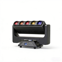 Projecteur LED Stroboscopique 5x60W RGBW pour Scène, Équipement de Lumière Mobile pour DJ et Éclairage de Scène Disco