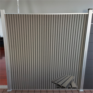 2024新しいデザインWpc万里の長城フェンスプライバシー溝フェンス屋外使用 - Product Image 2
