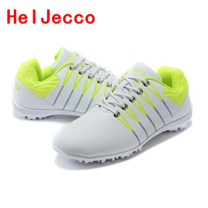 <span class=keywords><strong>Hel</strong></span> Jecco semelle antidérapante brevetée chaussures de golf 3D respirantes et imperméables à laçage automatique pour hommes femmes - Product Image 6