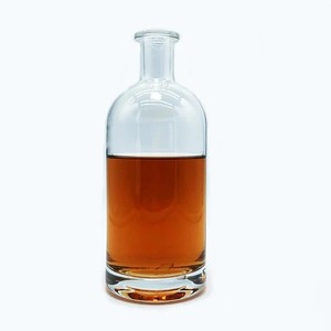 Botellas de Vidrio de Alta Gama para Bar, 500 ml, Selladas con Corcho, Forma Plana, para Tequila, Ginebra, <span class=keywords><strong>Schnapps</strong></span>, Venta al por Mayor - Product Image 6