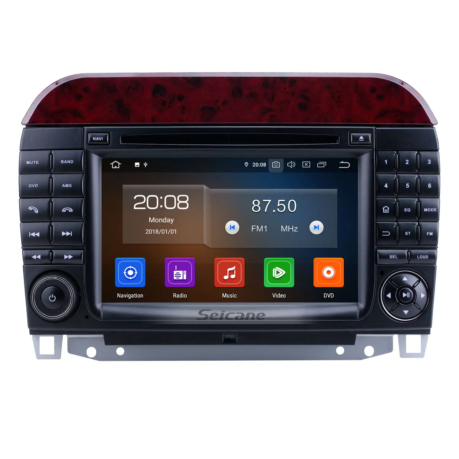 Autoradio 7 ", Android 10.0, GPS, 2din, pour Mercedes Benz, classe S, W220, S280, S320, S320, S400, S350, S430, S500, S600, S55, S63, 1998 — 2005