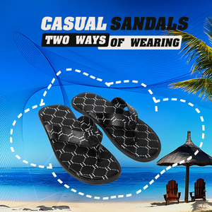 Sandales tendance grande taille EUR 40-47 pour hommes, antidérapantes, respirantes, semelle en caoutchouc, look décontracté é<span class=keywords><strong>l</strong></span>égant, usage quotidien estival en extérieur, en cuir - Product Image 3
