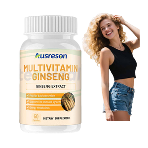 Cápsulas de Multivitaminas, Minerales y <span class=keywords><strong>Ginseng</strong></span> Ausreson OEM, Suplemento Energético, Cápsulas de Multivitaminas y <span class=keywords><strong>Ginseng</strong></span> - Product Image 1