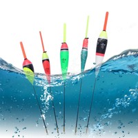 FTK-Lot de 10 flotteurs en bois pour la pêche à la carpe, longueur 18cm-21.5cm, poids 1g-5g
