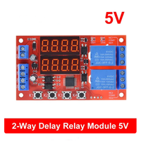 Module de relais de temps de retard DC5V 12V 24V 10A synchronisation Optocoupleur Programmable déclencheur de panne de courant de Cycle d'impulsion isolé