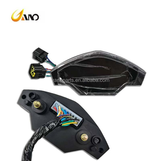 WANOU GPX Motorcycle Digital Speedometer with Sensor LCD Mini Speed Meter