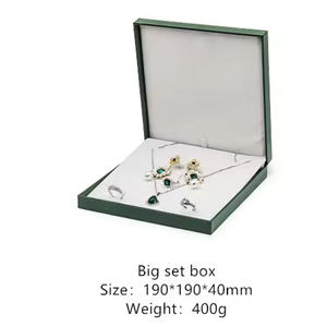 Boîte de rangement pour bijoux en cuir personnalisée avec bordure dorée, nouveau design, arrivée tendance, pour femmes, angle droit - Product Image 5