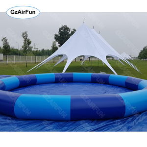 Nhà Máy Bán buôn giá rẻ ngoài trời con lăn hồ bơi trên mặt đất hồ bơi trẻ em Hồ bơi bơm hơi công viên nước - Product Image 5