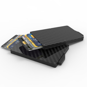 Cartera Delgada de Aluminio con Bloqueo RFID para Tarjetas de 6 Pulgadas, Protector de Tarjetas de Crédito Personalizado con Diseño Magnético Moderno y Sin Cierre - Product Image 6