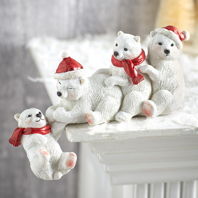 Black Santa Claus Figurines Durable Outdoor Decor Solutions